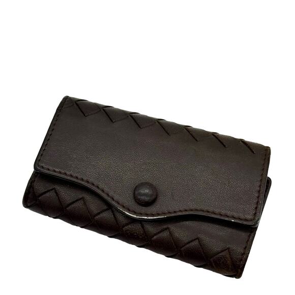 Bottega‎ Veneta Tri-fold 6 Key Holder*AMAZING LEATHER*with Box! EUC - Picture 1 of 9